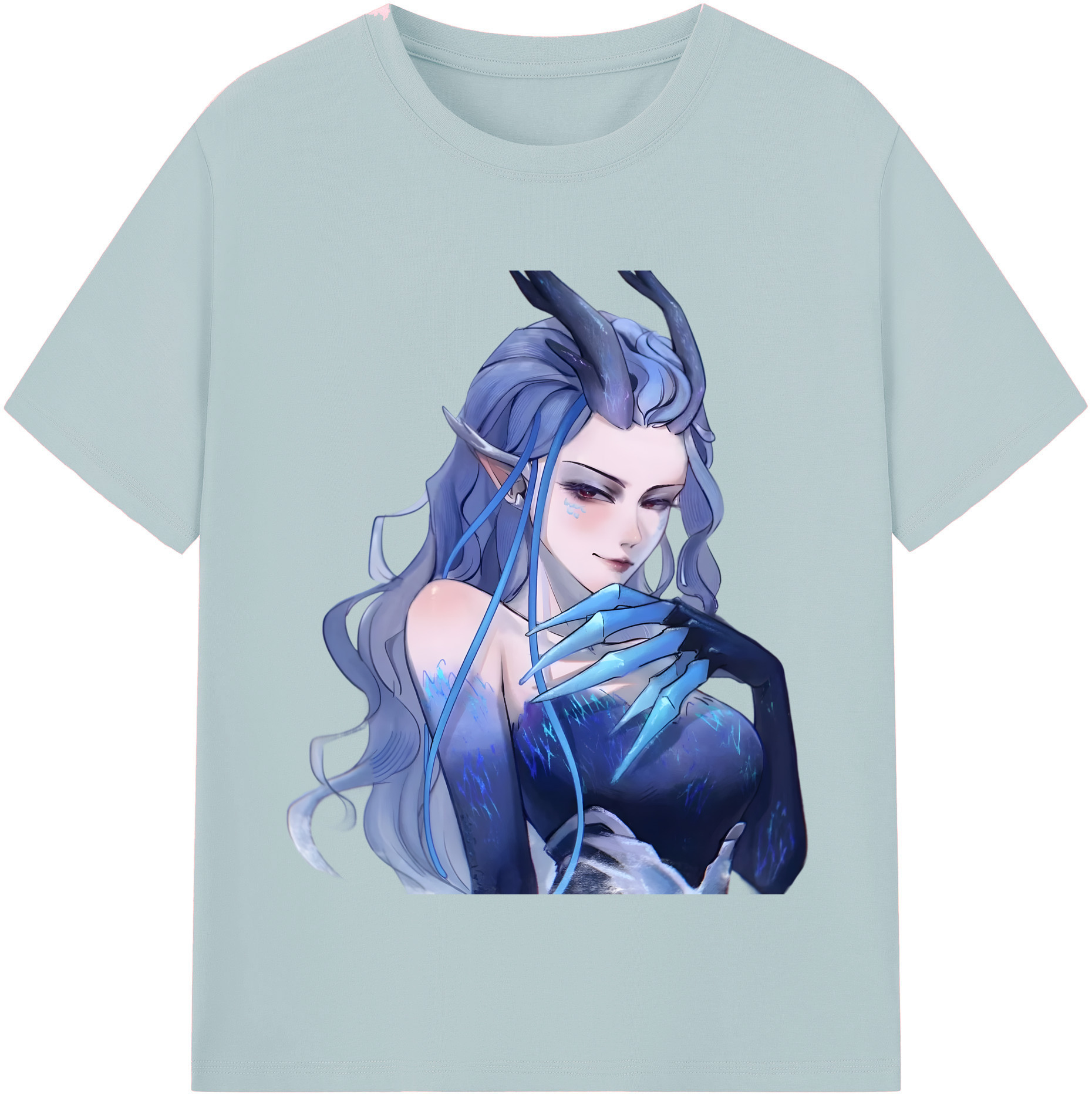 （画像用） Ne Zha 2 ナタ 魔童の大暴れ 綿100％半袖Tシャツ（フロントプリント）